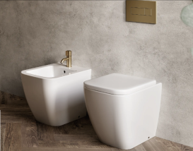 Унітаз підвісний Hatria Bianca 52,5х36 см безободковий кераміка білий 01Y3AK01