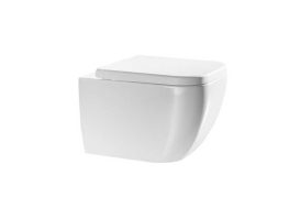 Унітаз підвісний Hatria Bianca 52х36 см безободковий санітарна кераміка білий глянцевий 00Y3AK01