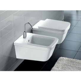 Унітаз підвісний Hatria Erika Pro Q 53х34,5 см санитарный фарфор білий 000YXJ001