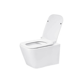 Унитаз подвесной Insana Brit 34,5х51 см с сиденьем с крышкой керамика белый А0054422