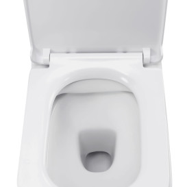 Унитаз подвесной Insana Brit 34,5х51 см с сиденьем с крышкой керамика белый А0054422