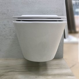 Унітаз підвісний Kerama Marazzi Plaza Modern безободковий кераміка білий PLM.wc.02