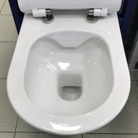 Унітаз підвісний Kerama Marazzi Plaza Modern безободковий кераміка білий PLM.wc.02