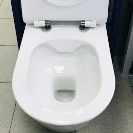 Унітаз підвісний Kerama Marazzi Plaza Modern безободковий кераміка білий PLM.wc.02