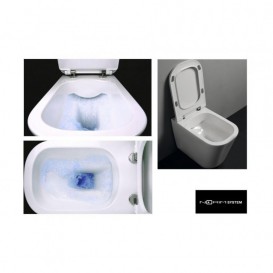 Унітаз підвісний Kerasan Tribeca з кріпленням WB9N білий матовий 511430