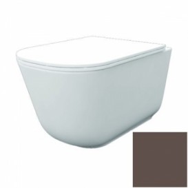 Унитаз подвесной Kerasan Tribeca с крепежом WB9N бургундия матовый 511475