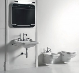 Унитаз подвесной Kerasan Waldorf прямоугольный белый 411501