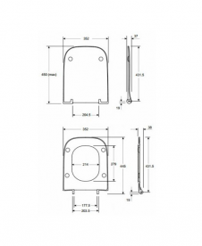 Унитаз подвесной Kolo Modo Rimfree с сидением и инсталляцией Geberit Duofix L33120000 + L30115000 + 458.126.00.1