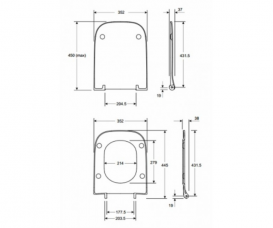 Унитаз подвесной Kolo Modo Rimfree с сидением инсталляцией Geberit Duofix Delta и клавишей смыва Delta 51 L33120000 + L30112000 + 458.126.00.1 + 115.105.11.1