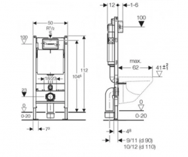 Унітаз підвісний Kolo Modo Rimfree з сидінням інсталяцією Geberit Duofix Delta і клавішею змиву Delta 21 L33120000 + L30115000 + 458.126.00.1 + 115.125.46.1