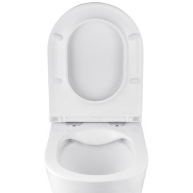 Унитаз подвесной Kroner Armada KA513636WHIR 36х51 см с крышкой Soft-Close фаянс белый CV029610