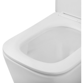 Унітаз підвісний Kroner Eifel KE483429WHIT Tornado 34,5х48,5 см з кришкою Soft-Close фаянс білий CV032966