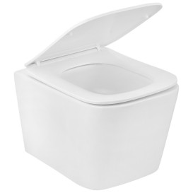 Унітаз підвісний Kroner Eifel KE483429WHIT Tornado 34,5х48,5 см з кришкою Soft-Close фаянс білий CV032966