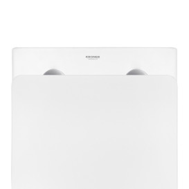 Унитаз подвесной Kroner Harz KH483632WHIT Tornado 36х48 см с крышкой Soft-Close фаянс белый CV032967