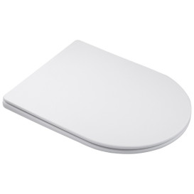 Унитаз подвесной Kroner Harz KH483632WHIT Tornado 36х48 см с крышкой Soft-Close фаянс белый CV032967