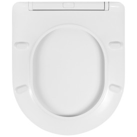 Унитаз подвесной Kroner Harz KH483632WHIT Tornado 36х48 см с крышкой Soft-Close фаянс белый CV032967