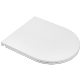 Унітаз підвісний Kroner Harz KH493736WHIR 35,5х49 см із кришкою Soft-Close фаянс білий CV029609