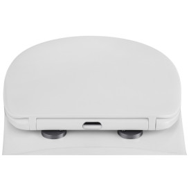 Унитаз подвесной Kroner KRP A534UF 35,5х55,5 см с крышкой Soft-Close фаянс белый CV031644