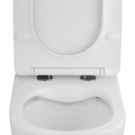 Унитаз подвесной Kroner KRP A534UF 35,5х55,5 см с крышкой Soft-Close фаянс белый CV031644