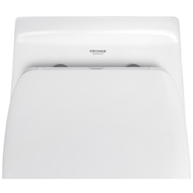 Унитаз подвесной Kroner Oker KO533536WHIR 35,5х55,5 см с крышкой Soft-Close фаянс белый CV033120
