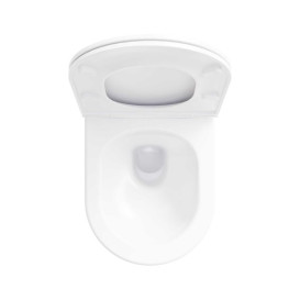 Підвісний унітаз Ravak Life RimOff 36х50 см з сидінням кераміка білий X01951