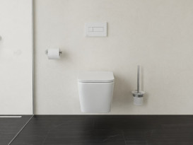 Підвісний унітаз Ravak Solar RimOff 36х51,5 см з сидінням кераміка білий X01928