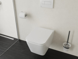 Підвісний унітаз Ravak Solar RimOff 36х51,5 см з сидінням кераміка білий X01928