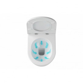 Унитаз подвесной Ravak Uni Chrome керамика белый X01516