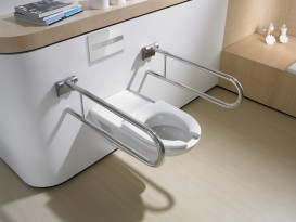 Унитаз подвесной Roca Access 70х36 с горизонтальным выпуском керамика белый A346237000