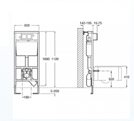 Унітаз підвісний Roca Dama-N Compacto з прихованою інсталяцією Roca Duplo A89009000P