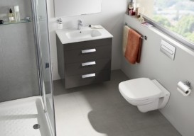 Унитаз подвесной Roca Debba Rimless керамика белый со скрытой инсталляцией Roca Duplo A8900900RE