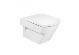 Унитаз подвесной Roca Hall с горизонтальным выпуском керамика белый A34662E000