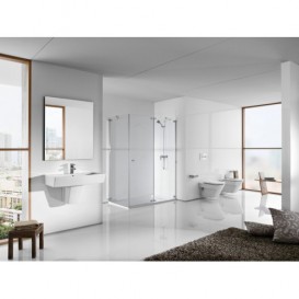 Унитаз подвесной Roca Hall с горизонтальным выпуском керамика белый A34662E000