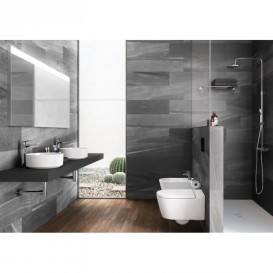 Чаша унитаза Roca Inspira Round Rimless 56х37 см белый A346527000