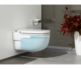 Унітаз підвісний Roca Meridian In-Tank з інтегрованим в чашу бачком кришкою з сидінням і монтажною рамою L-типу A893301000