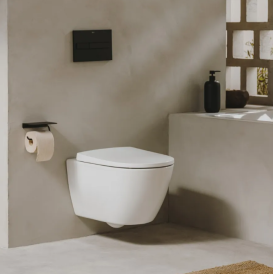 Унитаз подвесной Roca Ona Rimless 36х53 см сантехническая керамика белый A346687000