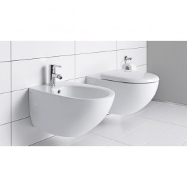 Унітаз підвісний з кришкою Duravit Architec Rimless 36,5х57,5 см кераміка білий 45720900A1