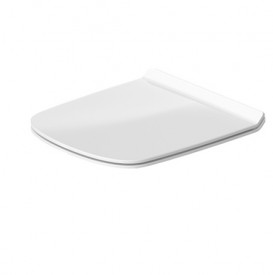 Унитаз подвесной с крышкой Duravit DuraStyle Rimless 37х48 см керамика белый 45710900A1