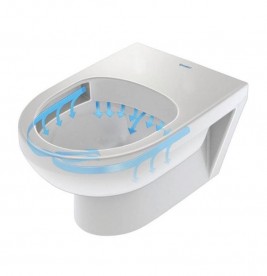 Унитаз подвесной с крышкой Duravit DuraStyle Basic Rimless 36,5х54 см керамика белый 45620900A1