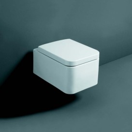 Унітаз підвісний Simas Flow 36х50 см фаянс білий FL 63/F 85