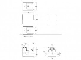 Унітаз підвісний Simas Flow 36х50 см фаянс білий FL 63/F 85
