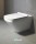 Унітаз підвісний приховане кріплення Duravit DuraStyle 54х37 см білий + Сидіння для унітазу з Soft Close Duravit біле / хром 2552090000 + 0063790000