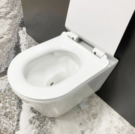 Унитаз подвесной VBI BURANO 53х37 см безободковый с крышкой soft-close керамика белый VBI-020700