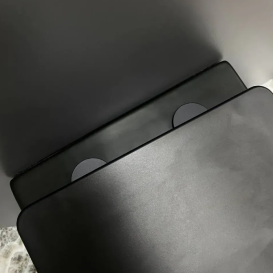 Унітаз підвісний VBI LEVANZO 49х36 см безободковий з кришкою soft-close кераміка чорний матовий VBI-020201