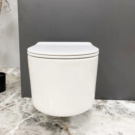 Унітаз підвісний VBI TINO 49х36 см безободковий з кришкою soft-close кераміка білий VBI-020600