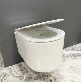 Унітаз підвісний VBI TINO 49х36 см безободковий з кришкою soft-close кераміка білий VBI-020600