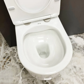 Унітаз підвісний VBI TINO 49х36 см безободковий з кришкою soft-close кераміка білий VBI-020600