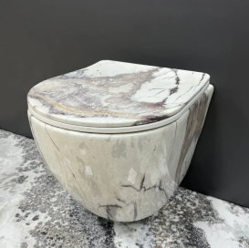 Унітаз підвісний VBI VULCANO 48х36 см безободковий з кришкою soft-close кераміка пісочний VBI-020404