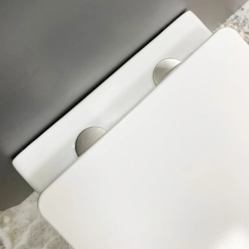 Унітаз підвісний VBI VULCANO 48х36 см безободковий з кришкою soft-close кераміка терраццо VBI-020409