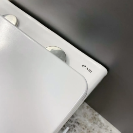 Унитаз подвесной VBI VULCANO 49х36,5 см безободковый с крышкой soft-close керамика белый VBI-020100